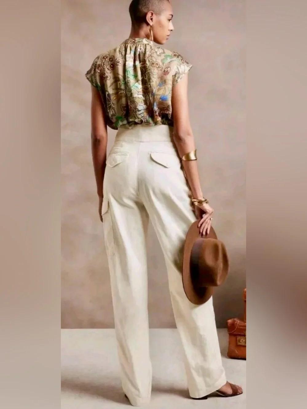 NWOT Banana Republic Pants Cargo Heritage Explorer Tapered Women’s Size 8 Petite